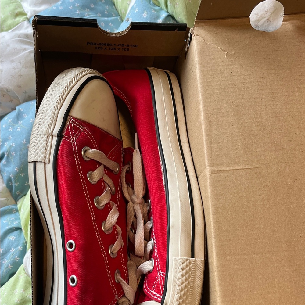 Converse Classic Red Canvas Shoes